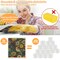 8 Pack Swedish Dishcloths for Kitchen, Reusable Soft Kitchen Towels Dish Cloths Set Absorbent Sponge Cleaning Washable Quick Drying Bar Hand Washing (Birds Flowers)